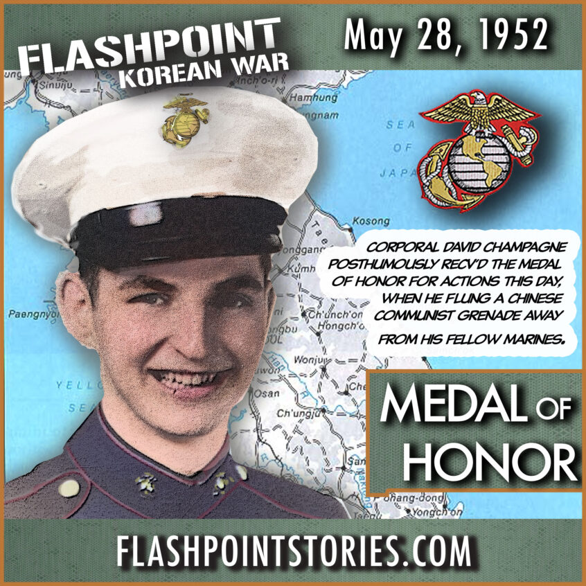 Medal of Honor recipient David Champagne a greta American leader.