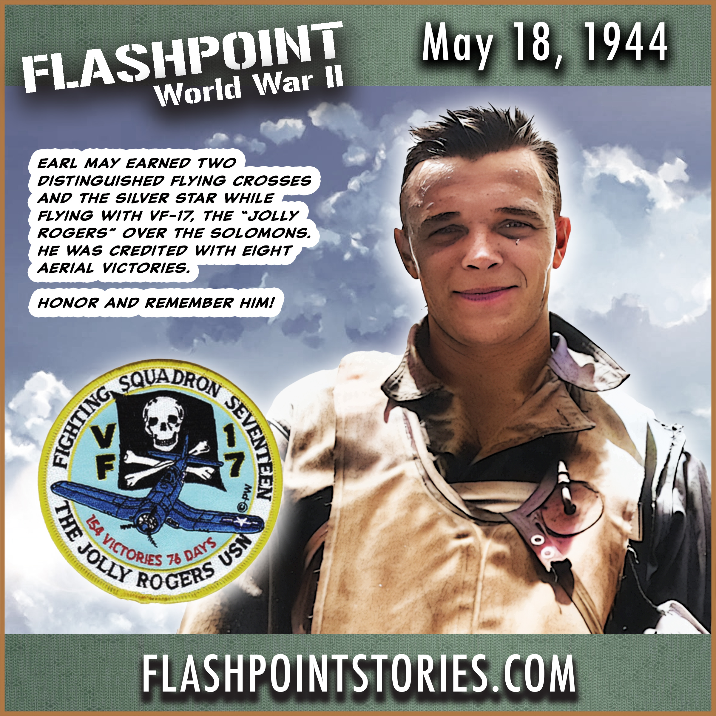 Featured image for “May 18 Earl May Naval Aviator”